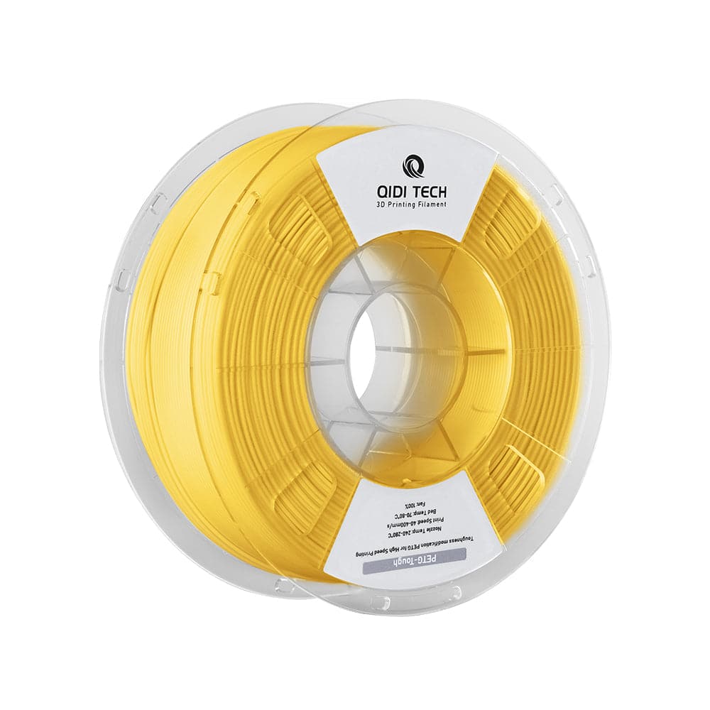 QIDI PETG-Tough 3D Printing Filament - Yellow