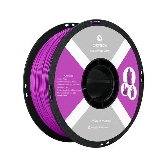 Purple QIDI PLA Rapido Filament