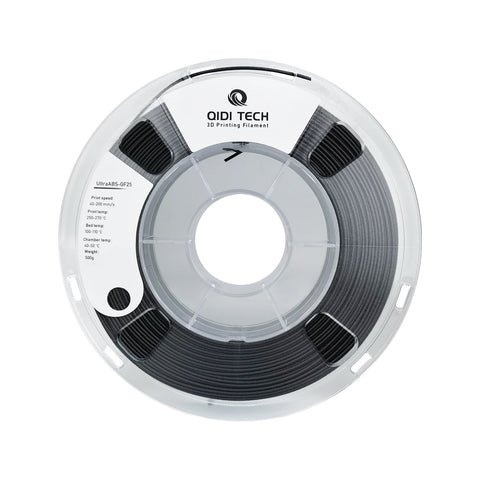 ABS-GF25 Filament - 0.5kg / ABS-GF25 Black HEX Code #000000