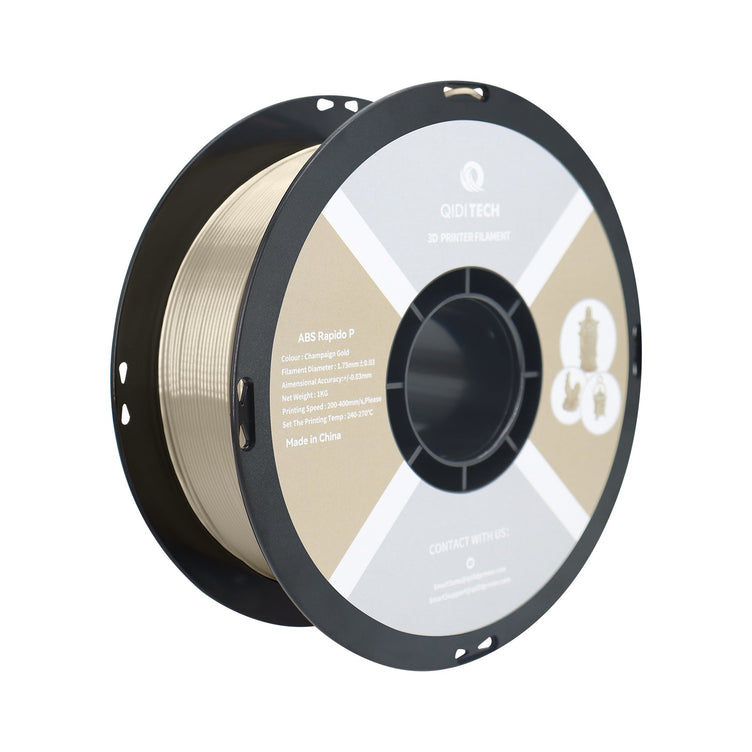 QIDI ABS Rapido P Champagne Gold Filament