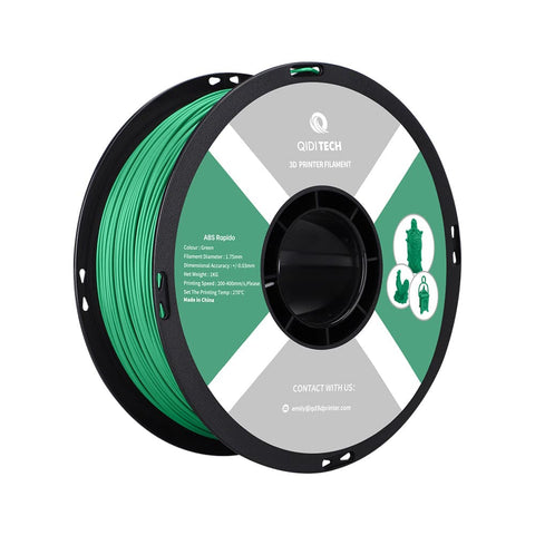 ABS Rapido Filament - 1 Kg / Green HEX Code #098C3E / US