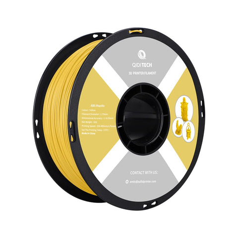 ABS Rapido Filament - 1 Kg / Yellow HEX Code #FCE300 / US