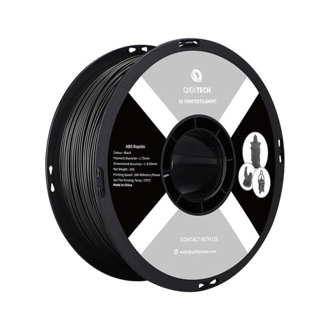 ABS Rapido Filament - 1 Kg / Black HEX Code #000000 / US