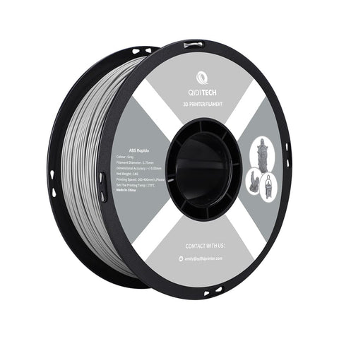 ABS Rapido Filament - 1 Kg / Gray HEX Code #A0A0A0 / US