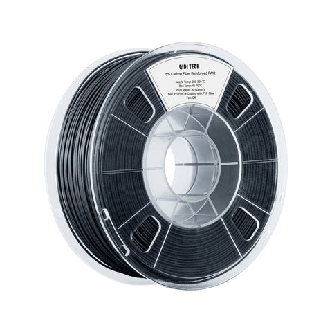 PA12-CF Filament - 1 kg / Black HEX Code #000000