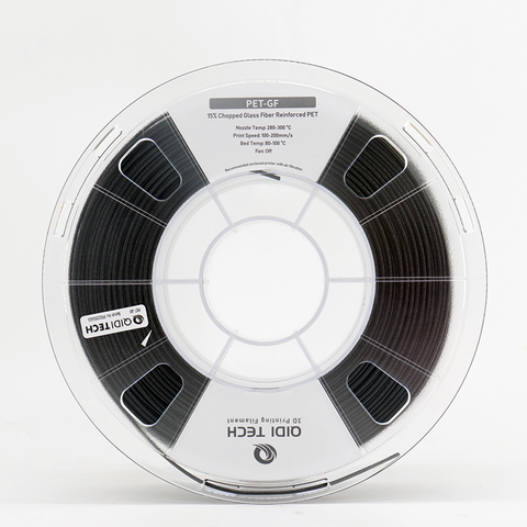 PET-GF Filament - BLACK HEX Code #212322