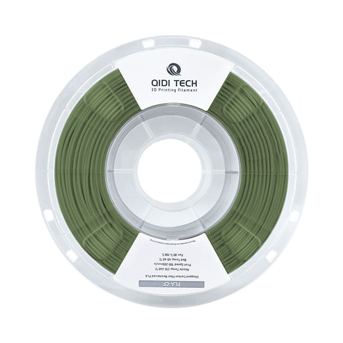 PLA-CF Filament - Olive Green HEX Code #67785A / 1 kg